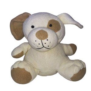 Animal Adventures Cream Puppy Stuffed Animal Organic Beginnings Dog Plush Toy